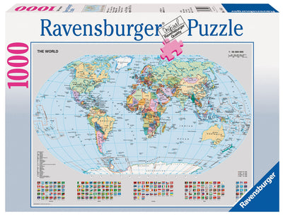 PUZZLE 1000 PC POLITICAL WORLD MAP