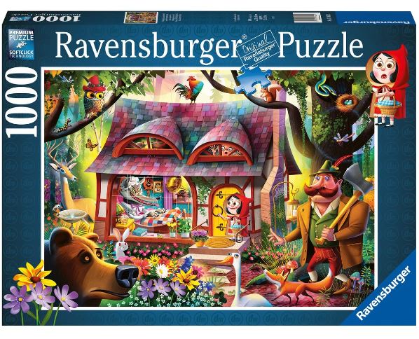 RAVENSBURGER 174621 - COME IN, RED RIDING HOOD 1000 PIECE PUZZLE