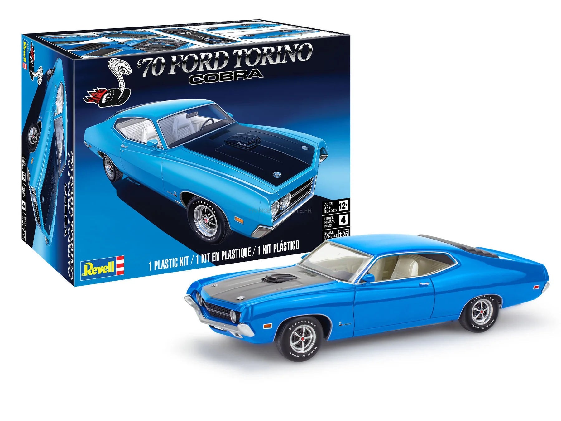 REVELL 1970 FORD TORINO COBRA 1:24 SCALE