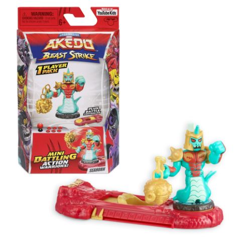 AKEDO BEAST STRIKE MINI BATTLING ACTION WARRIORS - SEAHORN