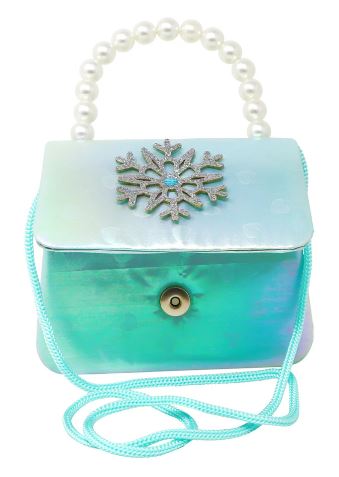 PINK POPPY SNOWFLAKE HARD HANDBAG