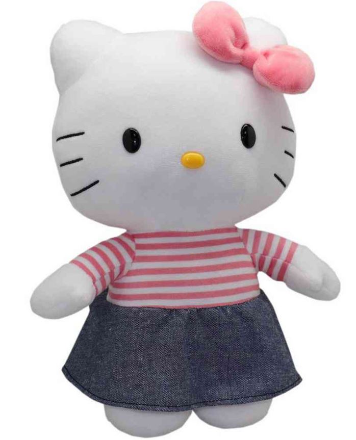 SANRIO - HELLO KITTY MEDIUM 30CM PLUSH - DENIM SKIRT