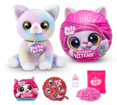 ZURU PETS ALIVE SMITTEN KITTENS INTERACTIVE PLUSH