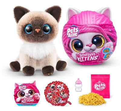 ZURU PETS ALIVE SMITTEN KITTENS INTERACTIVE PLUSH