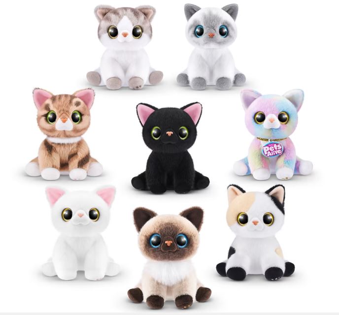 ZURU PETS ALIVE SMITTEN KITTENS INTERACTIVE PLUSH