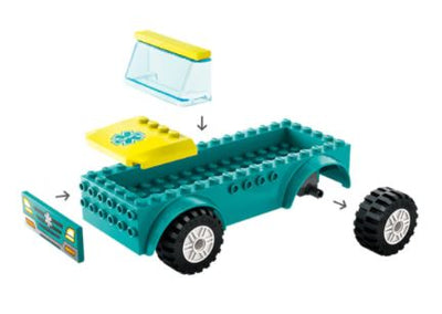 LEGO 60403 EMERGENCY AMBULANCE AND SNOWBOARDER