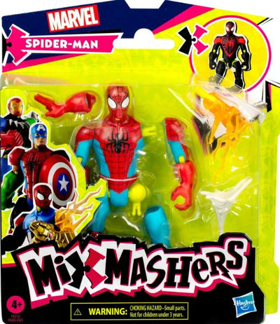 MARVEL SPIDERMAN MIXMASHERS BASIC FIGURE - SPIDER-MAN