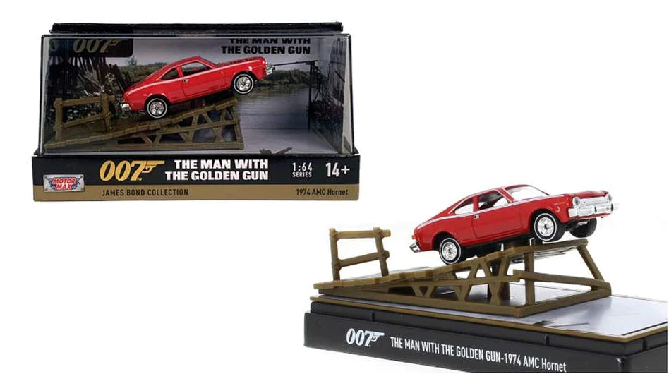 MOTORMAX 1:64 DIECAST MODEL - JAMES BOND 'THE MAN WITH THE GOLDEN GUN' (1974) - 1974 AMC HORNET