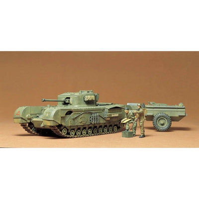 TAMIYA 1/35 BRITISH CHURCHILL CROCODILE FLAMETHROWER TANK