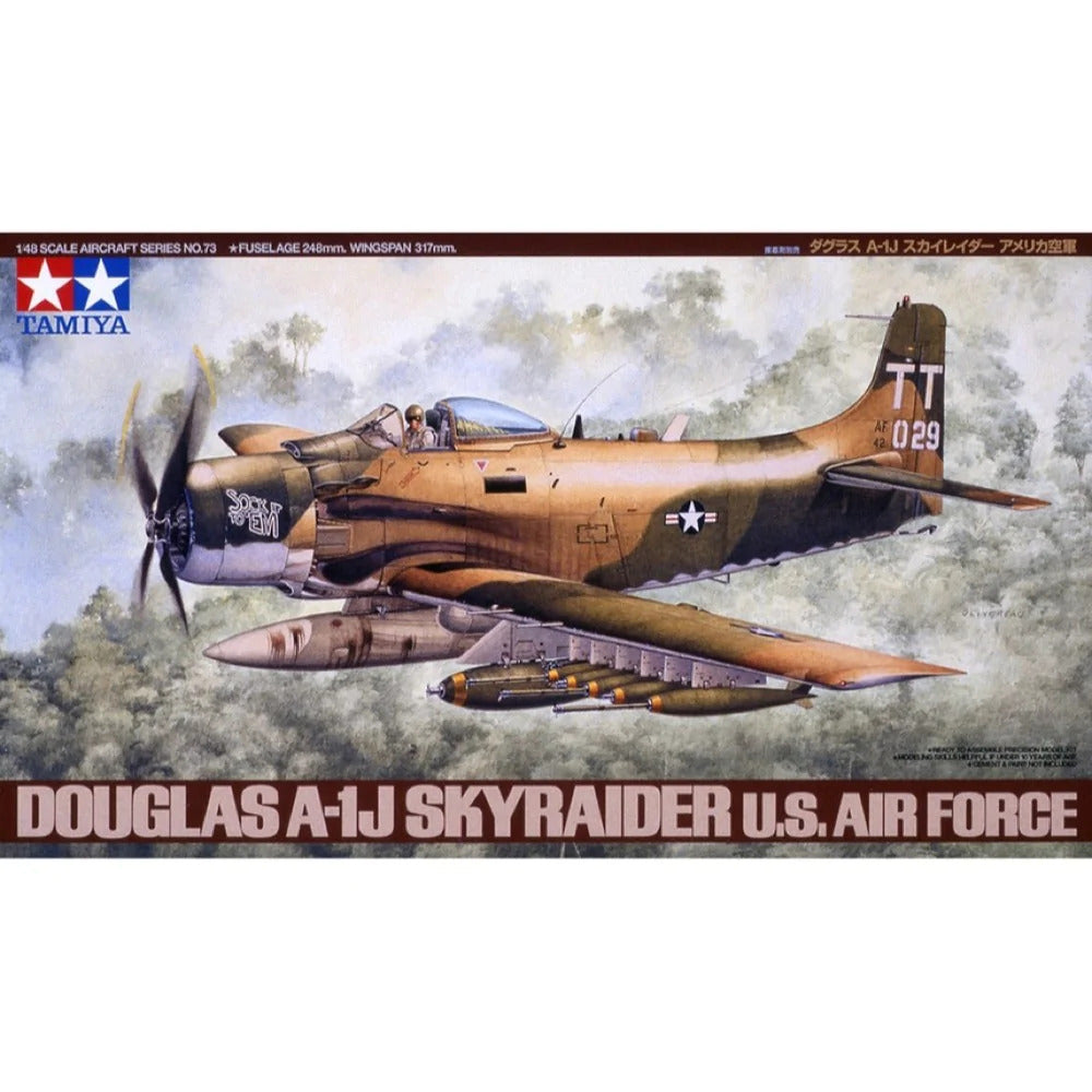 TAMIYA 1/48 A-1J SKYRAIDER U.S. AIR FORCE