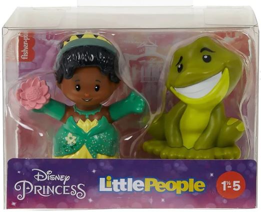 FISHER PRICE LITTLE PEOPLE - DISNEY PRINCESS - TIANA AND NAVEEN