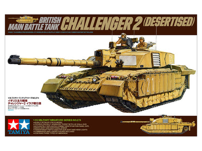 TAMIYA 1/35 BRITISH MAIN BATTLE TANK CHALLENGER 2 DESERTISED