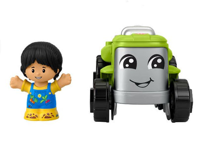 FISHER PRICE - LITTLE PEOPLE SMALL VEHICLE - GREEN TRACTOR