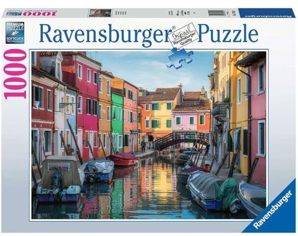 RAVENSBURGER 173921 BURANO ITALY 1000 PIECE PUZZLE