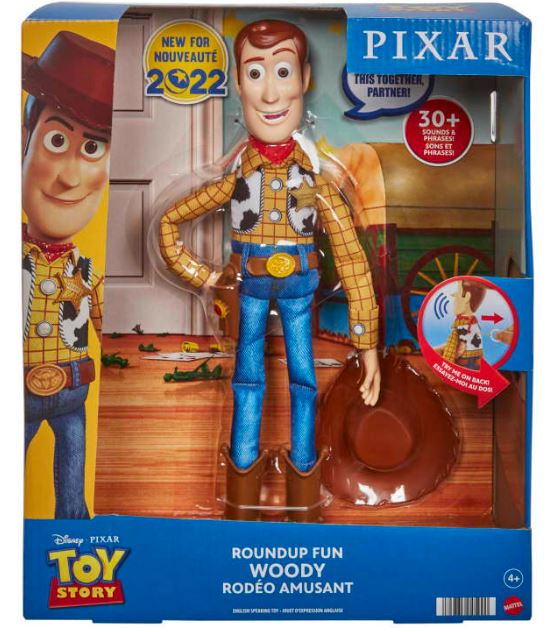 DISNEY PIXAR - TOY STORY - 12 INCH CLASSIC ROUND UP FUN WOODY