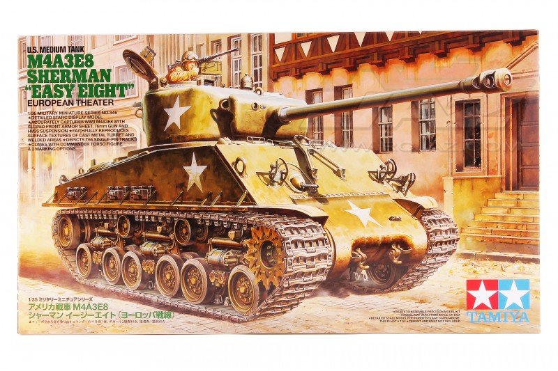 TAMIYA 1/35 M4A3E8 SHERMAN 'EASY EIGHT' EURO THEATER