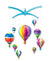 4M PAINT YOUR OWN HOT AIR BALLOONS MOBILE