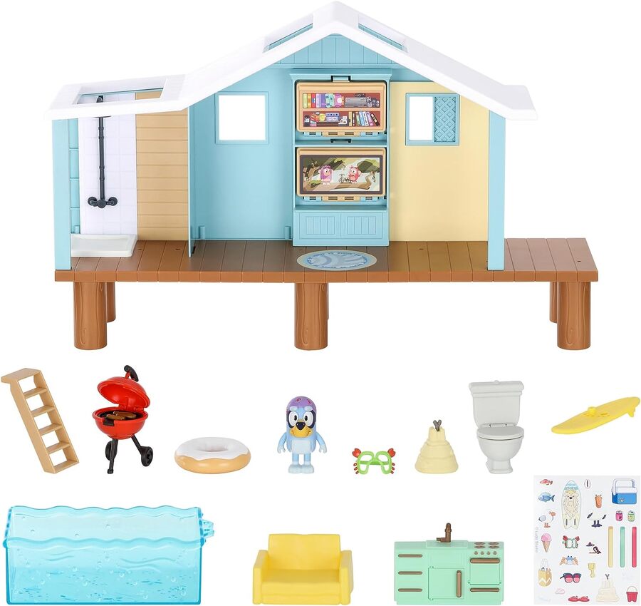 BLUEY'S BEACH CABIN PLAYSET