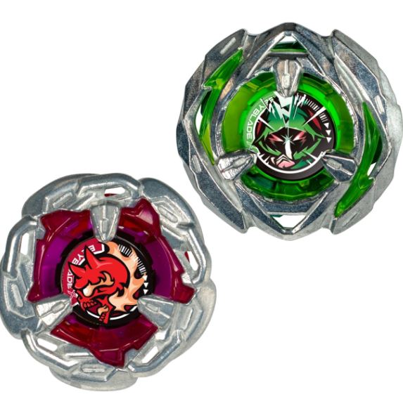 BEYBLADE X DUEL PACK - CHAIN INCENDIO  AND  ARROW WIZARD