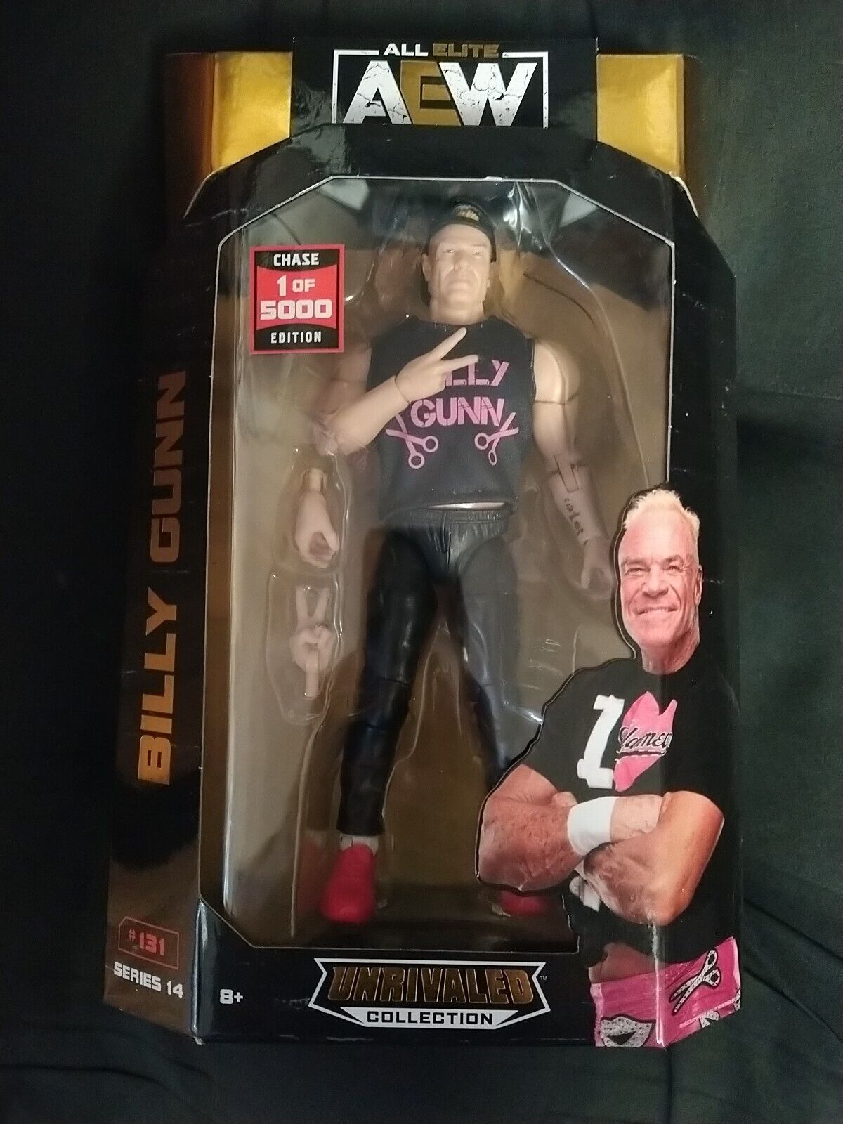 ALL ELITE AEW WRESTLING FIGURE 131 BILLY GUNN - UNRIVALED COLLECTION