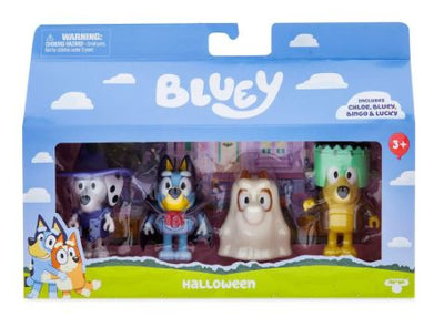 BLUEY AND FAMILY - HALLOWEEN FIGURE PACK