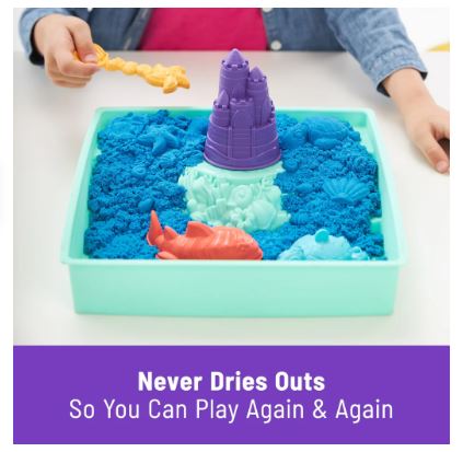 KINETIC SAND SANDBOX SET - BLUE