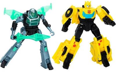 TRANSFORMERS EARTHSPARK - BUMBLEBEE AND MO MALTO CYBER COMBINER