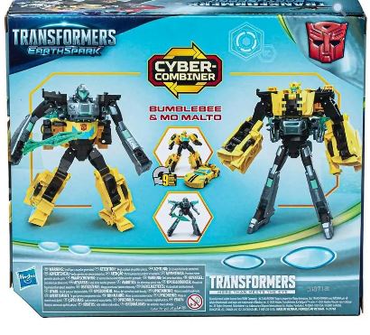 TRANSFORMERS EARTHSPARK - BUMBLEBEE AND MO MALTO CYBER COMBINER