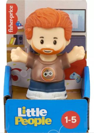 FISHER PRICE LITTLE PEOPLE SINGLE PACK - MAN IN BROWN SHIRT