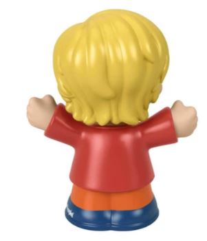 FISHER PRICE LITTLE PEOPLE SINGLE PACK -  BLONDE BOY IN RED