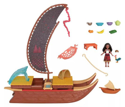 DISNEY MOANA 2 - MOANA'S ADVENTURE CANOE 10 PIECES