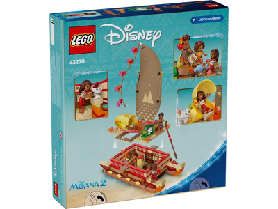 LEGO DISNEY 43270 MOANA 2 MOANA'S ADVENTURE CANOE