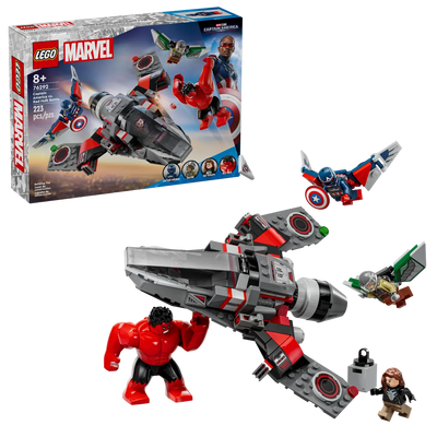 LEGO MARVEL 76292 CAPTAIN AMERICA VS. RED HULK BATTLE