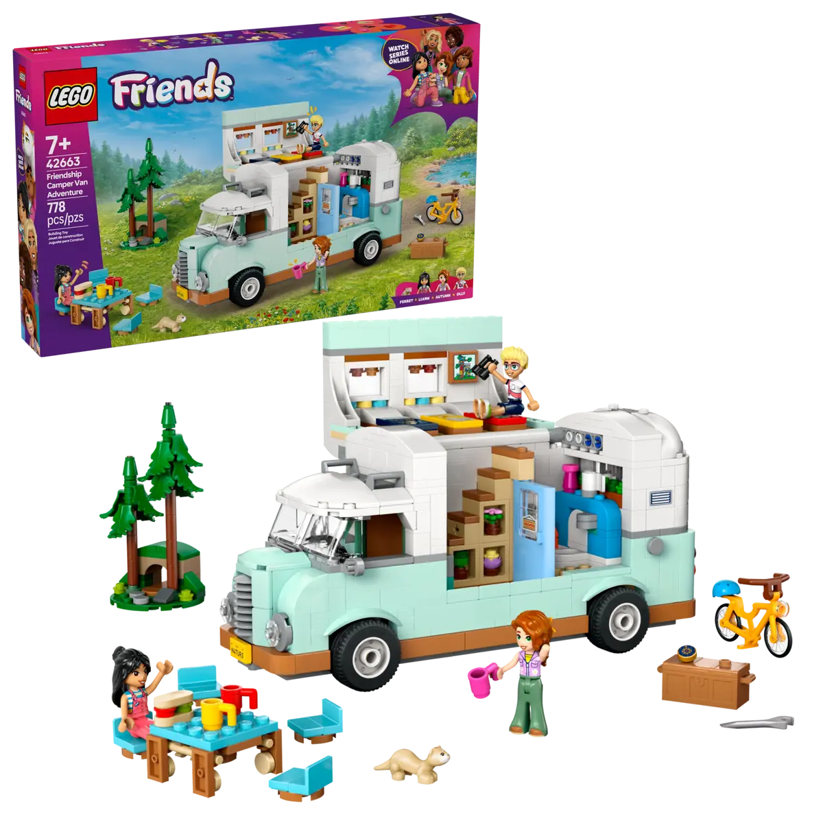 LEGO FRIENDS 42663 FRIENDSHIP CAMPER VAN ADVENTURE