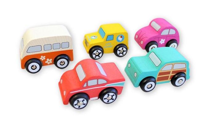 DISCOVEROO  - BEACH CAR SET ( SET OF 5 )