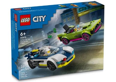 LEGO 60415 POLICE CAR AND MUSCLE CAR CHASE