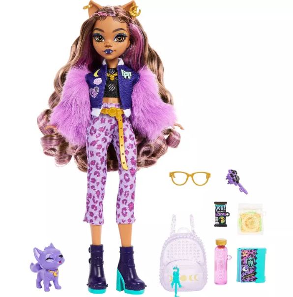 MONSTER HIGH - CORE REFRESH FASHION DOLL - CLAWDEEN WOLF