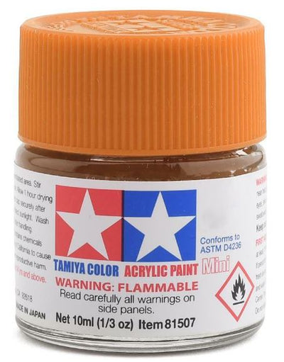 TAMIYA ACRYLIC PAINT MINI X-26 CLEAR ORANGE