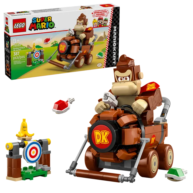 LEGO 72033 SUOER MARIO MARIO KART – DONKEY KONG & DK JUMBO