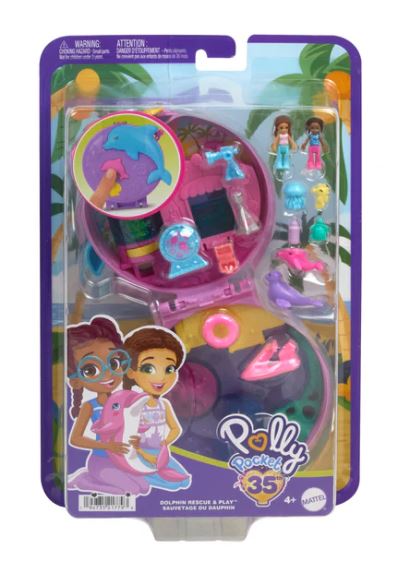 POLLY POCKET - DOLPHIN RESCUE AND PLAY COMPACT