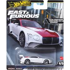 HOT WHEELS PREMIUM FAST & FURIOUS - 2018 BENTLEY CONTINENTAL GT3