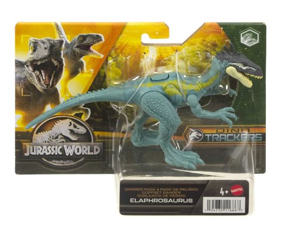 JURASSIC WORLD DANGER PACK - ELAPHROSAURUS - DINO TRACKER FIGURE