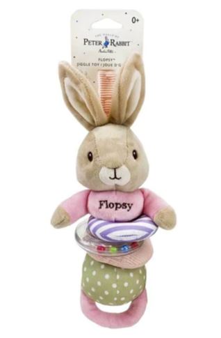 PETER RABBIT - FLOPSY JIGGLE PRAM TOY