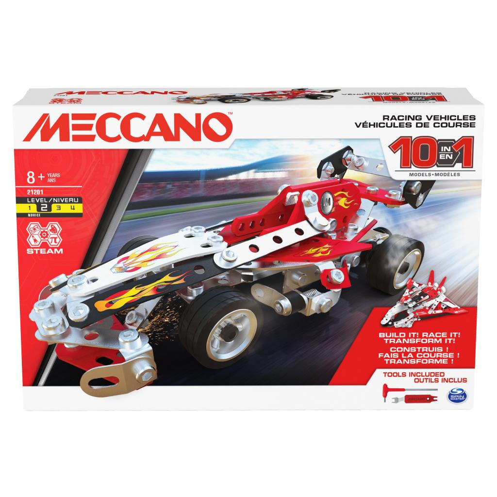 MECCANO 10 MODEL SET - RACING VEHICLES