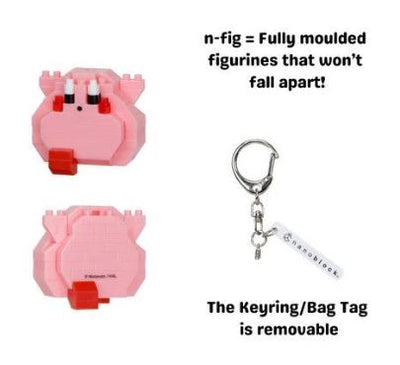 NANOBLOCK N-FIG BAG CLIP - KIRBY FULL BELLY MINI