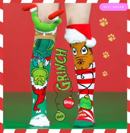 MADMIA - GRINCH AND THE CHIMMNEY SOCKS 6-99 YRS