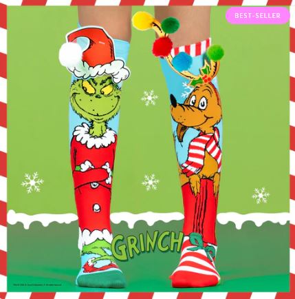 MADMIA - GRINCH AND MAX SOCKS 6-99 YRS