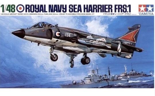 TAMIYA 1:48 ROYAL NAVY HAWKER SEA HARRIER FRS.1