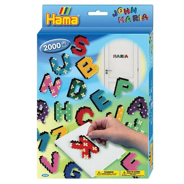 HAMA BOXED GIFT SET - 2000 PC LETTERS