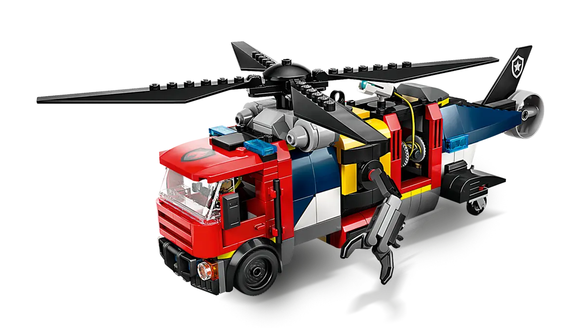 LEGO CITY 60462 HELICOPTER FIRE TRUCK AND SUBMARINE REMIX